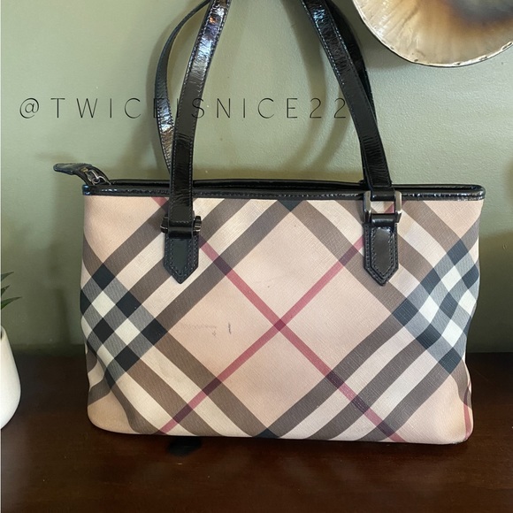 Burberry Regent Small Landscape Tote Supernova/Black Authenticated - Picture 2 of 10